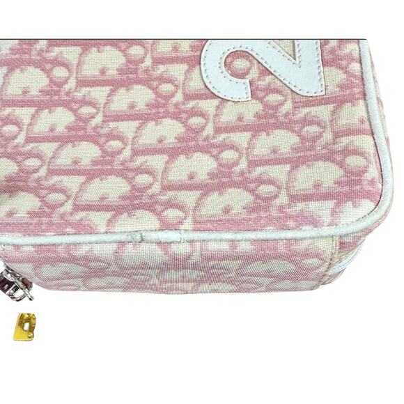Christian Dior Trotter No. 2 Pink & White Crossbody Bag (CDXX125) - Picture 8 of 8